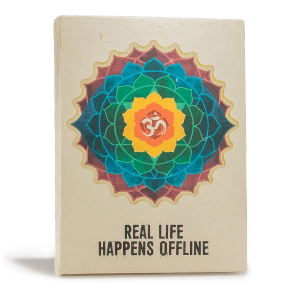 Grote Lokta Inspiratie Notitieboek - Real Life