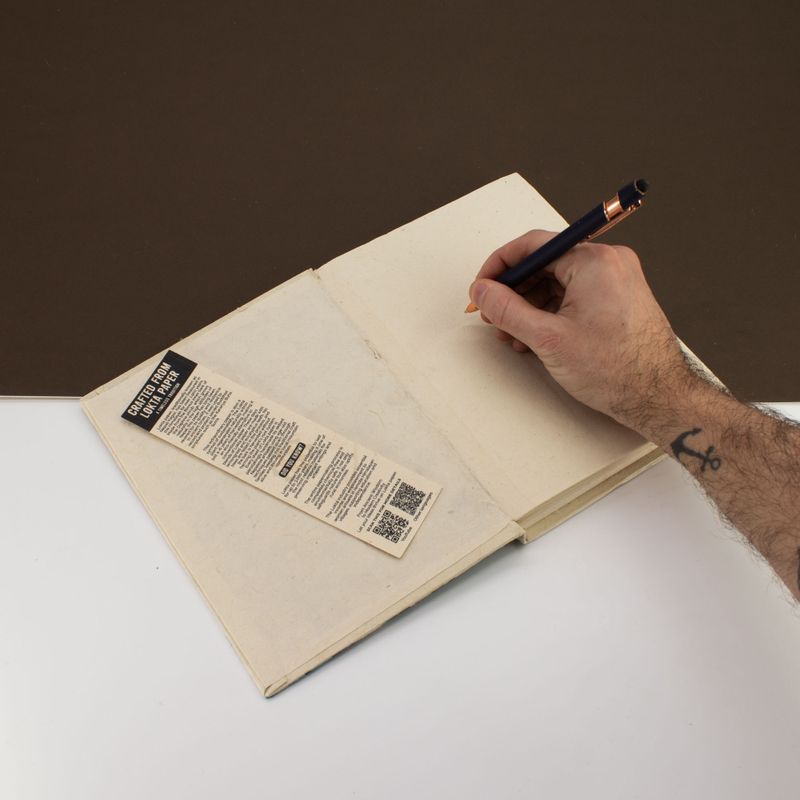 Grote Lokta Inspiratie Notitieboek - Real Life