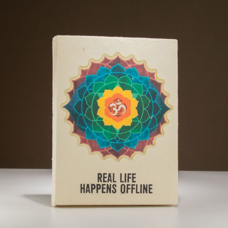 Grote Lokta Inspiratie Notitieboek - Real Life