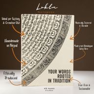 Grote Lokta Inspiratie Notitieboek - Your Words