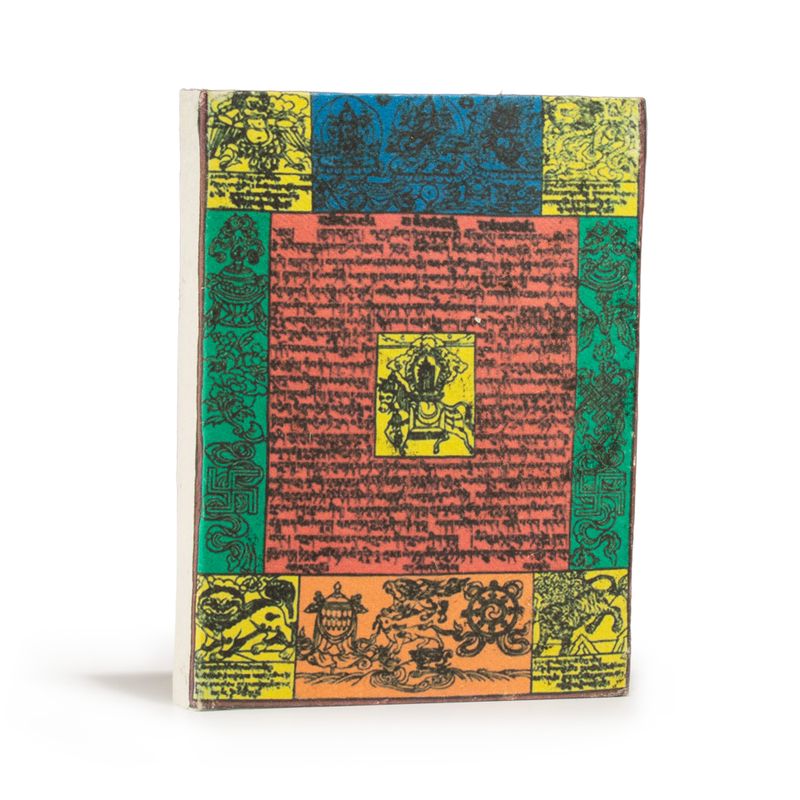 Lokta Notitieboek Gebedsvlaggen – 15 × 12 cm – 45 Pagina's – Naturel