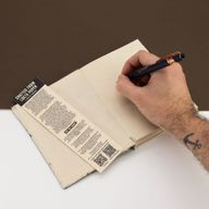 Lokta Notitieboek Gebedsvlaggen – 15 × 12 cm – 45 Pagina's – Naturel