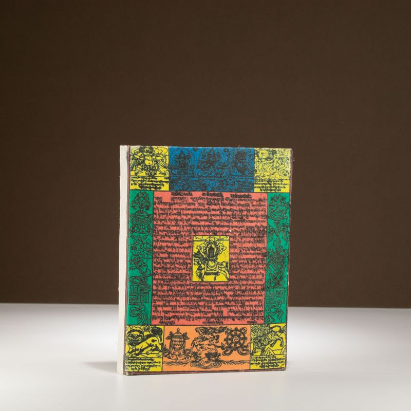 Lokta Notitieboek Gebedsvlaggen – 15 × 12 cm – 45 Pagina's – Naturel