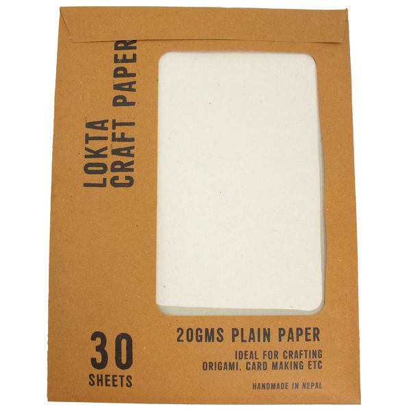 Lokta Ambachtelijk / Cadeaupapier (51x76 cm) – Gemengd Gras