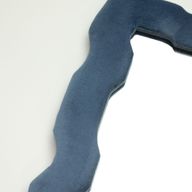 Dikke Rand - Koninklijk Blauw - 30,5x22,5 cm