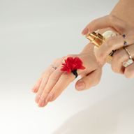 Geur Chiffon Diffuser Ringen - Rozerood (01)
