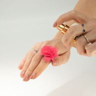 Geur Chiffon-diffuserringen - roze (16)