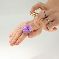 Geur Chiffon-diffuserringen - Lavendel (87)