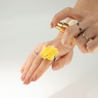 Geur Chiffon Diffuser Ringen - Geel (90)