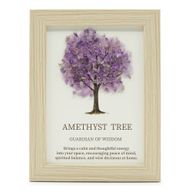 Edelsteenplaatje - Levensboom - amethist (20x14.7x1cm)