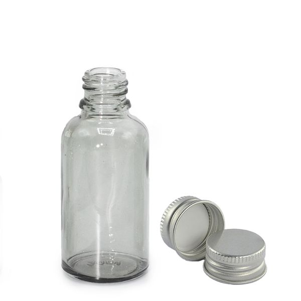 30ml Rookgrijze Glazen Pipetfles Met Aluminium Dop