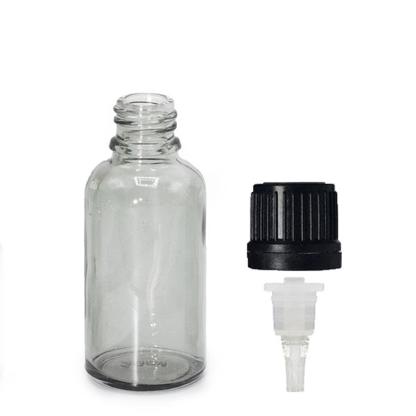 30ml Rookgrijze Glazen Pipetfles Met Pipetdop