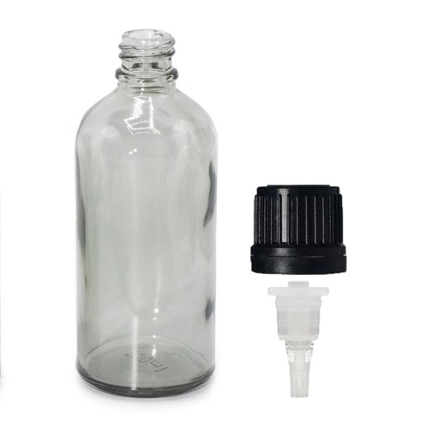 100ml Rookgrijze Glazen Pipetfles Met Pipetdop