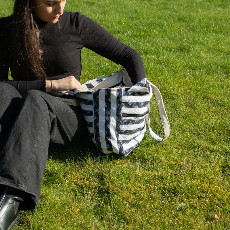 Jacquard Natureltas – Atlas Nomad – Wander Muse Tas