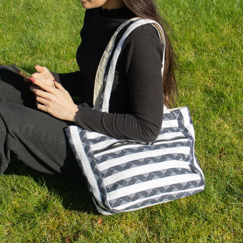 Jacquard Natureltas – Atlas Nomad – Wander Muse Tas