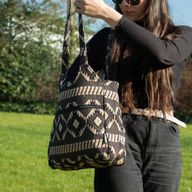 Jacquard Natureltas – Desert Loom – Wander Muse Tas