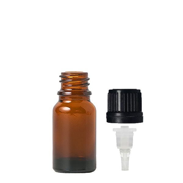 10ml Bruine Glazen Druppelfles met TE Druppeldop