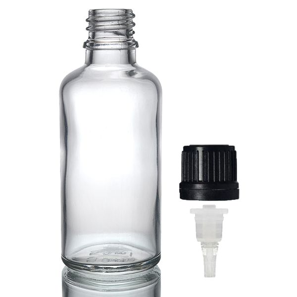100ml Heldere Glazen Druppelfles met Druppeldop