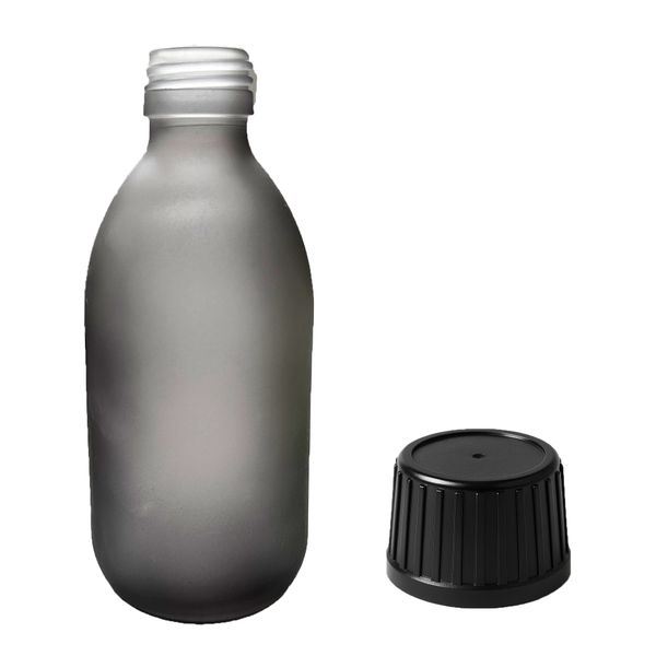 300ml Grijs Geëmailleerd Glazen Medicijnfles met Tamper Evident Dop