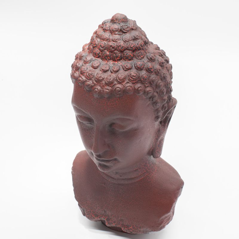 Boeddha-buste lamp Molton Lava - Ovale standaard