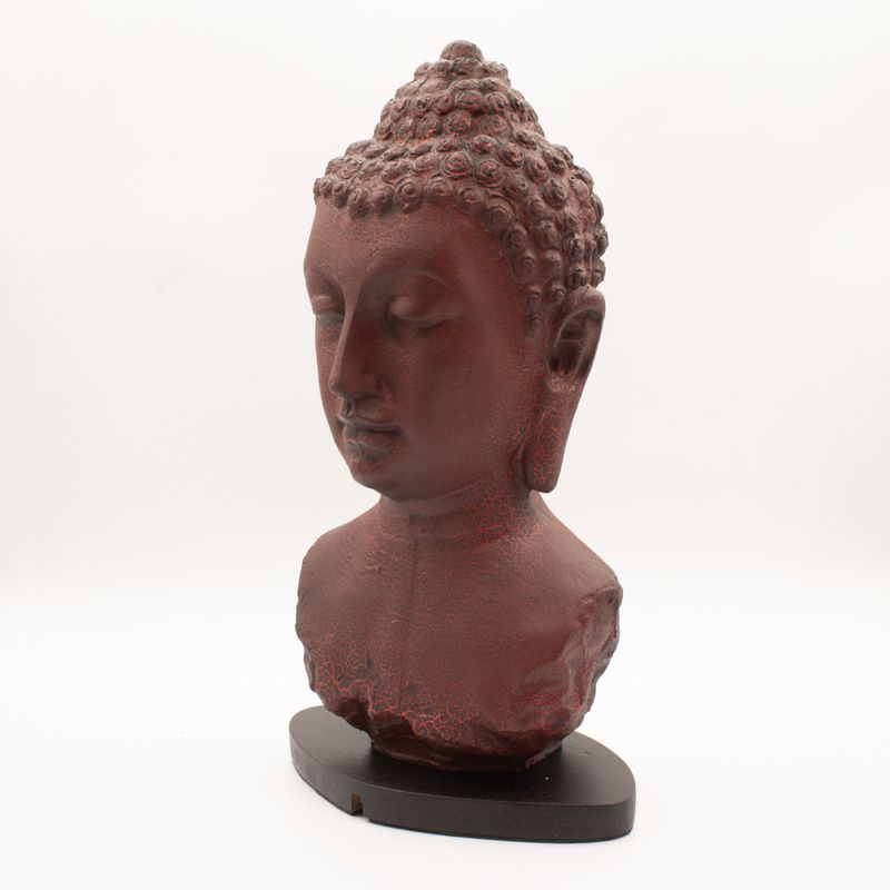 Boeddha-buste lamp Molton Lava - Ovale standaard