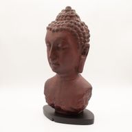 Boeddha-buste lamp Molton Lava - Ovale standaard