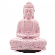 Meditatie Boeddha-lamp Cherry Crackle - Ovale Standaard