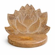 Lotus Wandplank – Whitewash