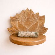 Lotus Wandplank – Whitewash
