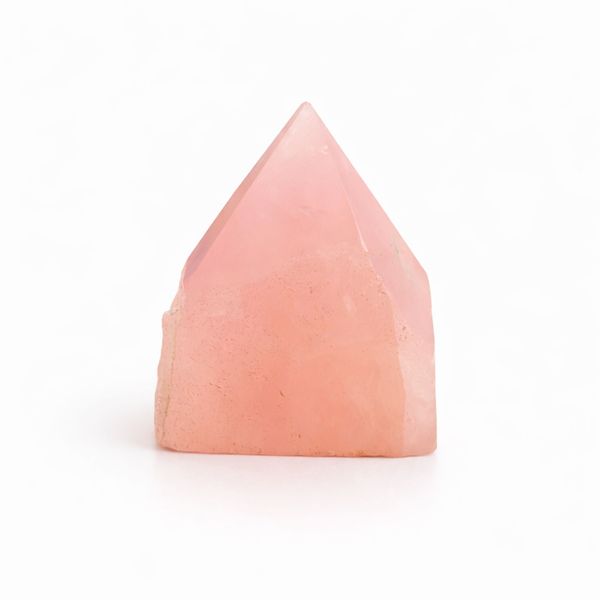 In bulk edelstenen top gepolijste punten - rozenkwarts (ongeveer 5-6 stuks)