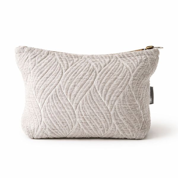 Nomad Sari Indiase Jacquard Toilettas – Moonlit Weave