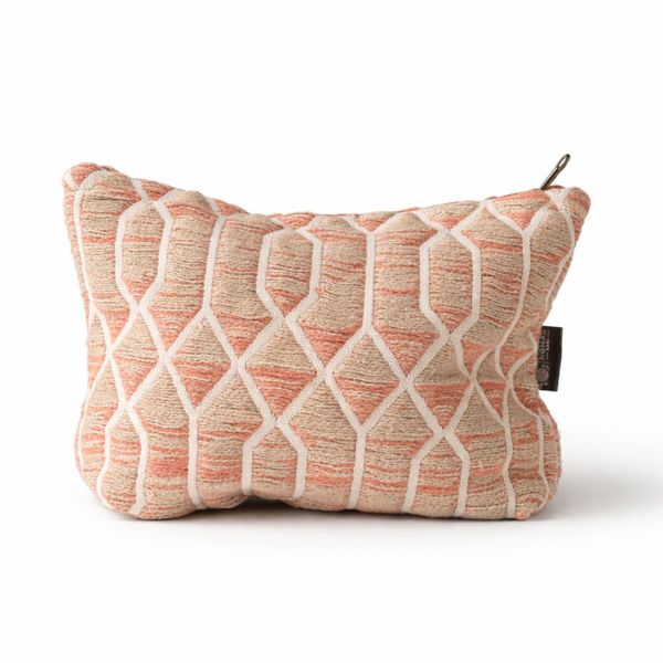 Nomad Sari Indiase Jacquard Toilettas – Rose Lattice