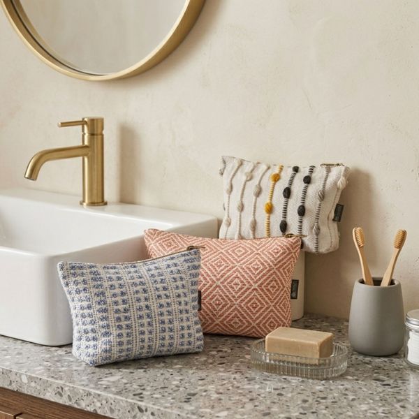 Nomad Sari Indiase Jacquard Toilettassen
