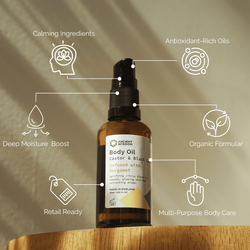 Biologische Lichaamsolie 50ml - Bergamot