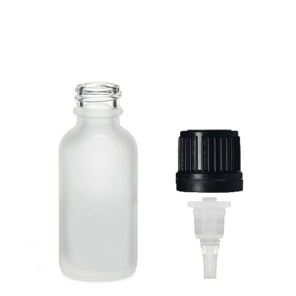 10ml Mat Witte Glazen Druppelfles met Druppeldop