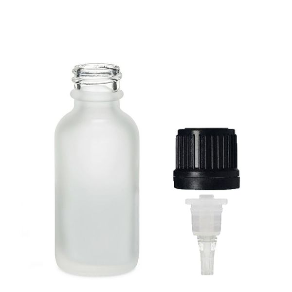 30ml Mat Witte Glazen Druppelfles met Druppeldop