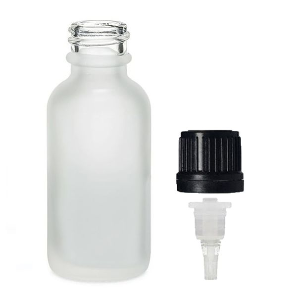 100ml Mat Witte Glazen Druppelfles met Druppeldop