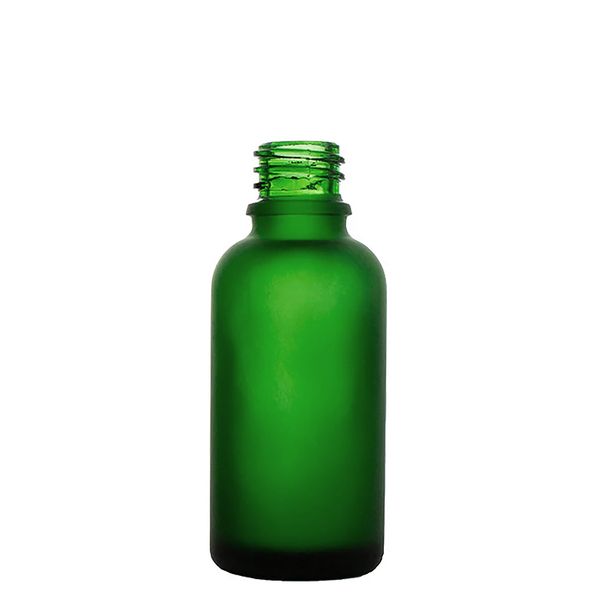 10 ml matglas groene glazen pipetfles - Zonder dop
