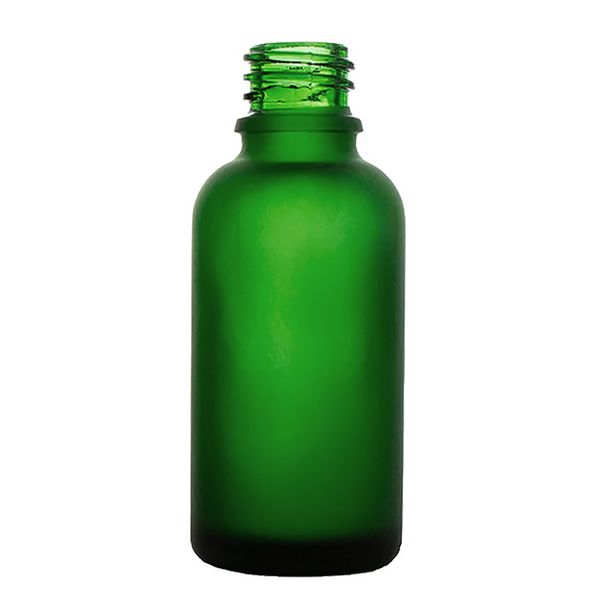 100ml mat groen getint glas pipetfles - zonder dop