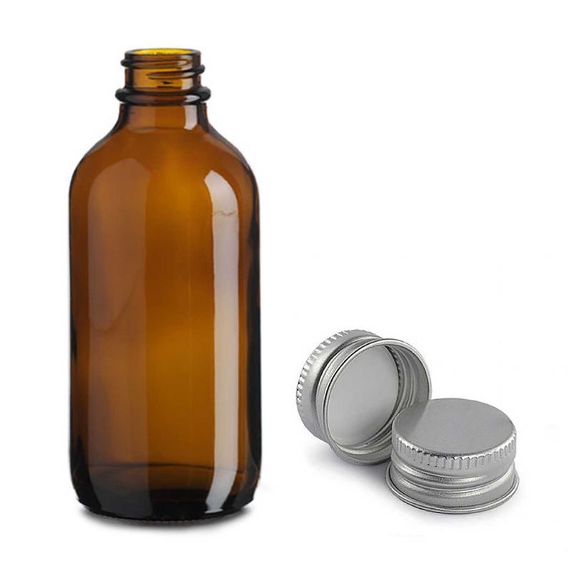 500ml Amber Glazen Boston Fles met Aluminium Dop