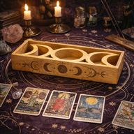 Maanfasen Tarotschaal met Kaarthouder