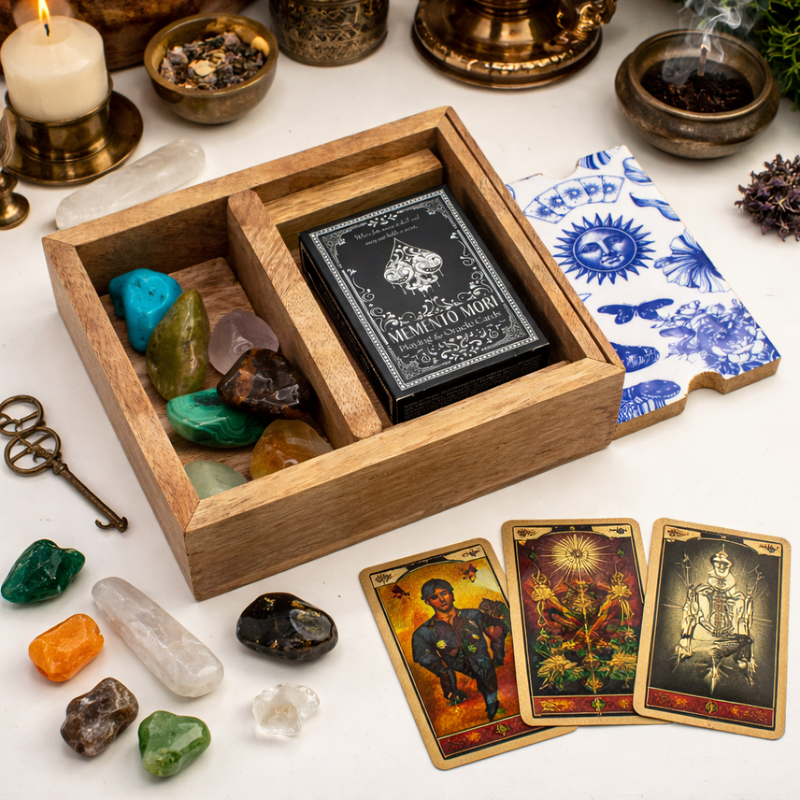 Tweedelige Tarotdoos met Kaarthouder
