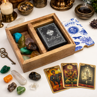 Tweedelige Tarotdoos met Kaarthouder
