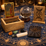 Kleine Tarotdoos Met Kaarthouder