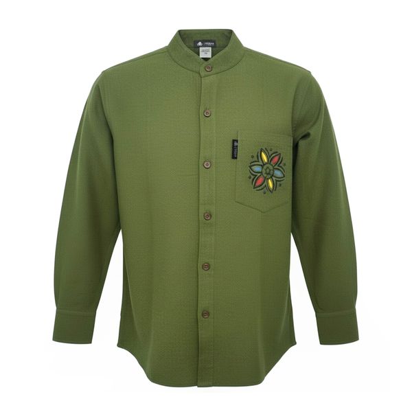 Nomad Sari Kathmandu Shirt – Bosgroen – Maat M