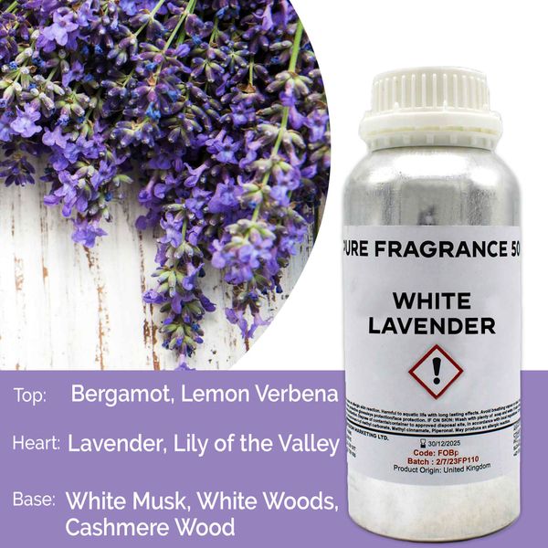 Witte Lavendel Puur Geur olie- 500ml