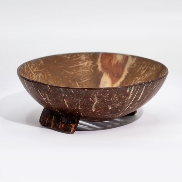 Natuurlijke Kokosnoot Zeepbakje - Rond - 11cm