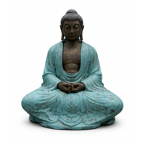 Grote Turquoise & Stenen Thaise Boeddha – 0,96 m