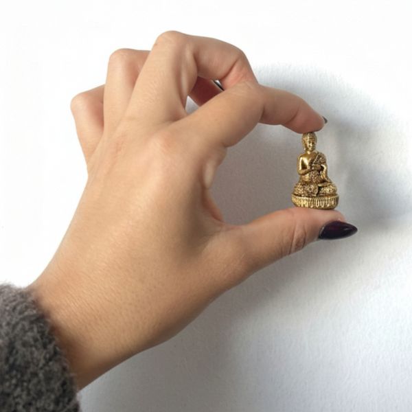 Messing Miniatuur Goden – Boeddha (17 g) – 34 mm