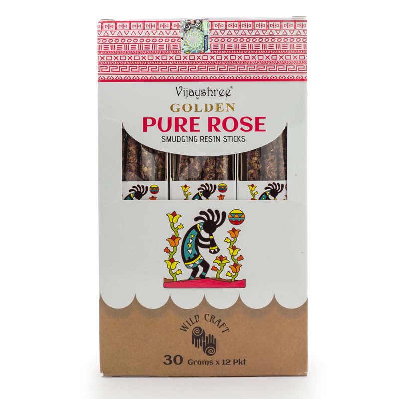 30g Gouden Pure Roos Smudging Harsstokjes (6st)